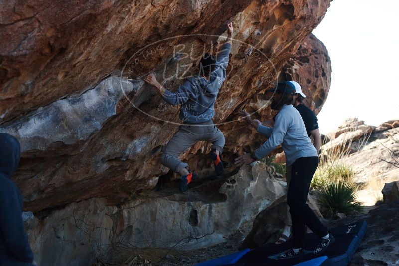 Bouldering in Hueco Tanks on 03/17/2019 with Blue Lizard Climbing and Yoga

Filename: SRM_20190317_1009470.jpg
Aperture: f/4.0
Shutter Speed: 1/640
Body: Canon EOS-1D Mark II
Lens: Canon EF 50mm f/1.8 II