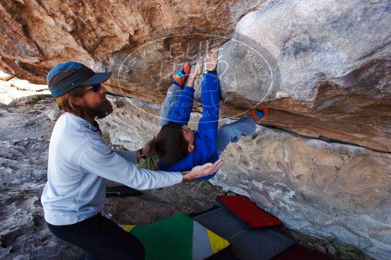 Bouldering in Hueco Tanks on 03/17/2019 with Blue Lizard Climbing and Yoga

Filename: SRM_20190317_1032070.jpg
Aperture: f/5.6
Shutter Speed: 1/160
Body: Canon EOS-1D Mark II
Lens: Canon EF 16-35mm f/2.8 L