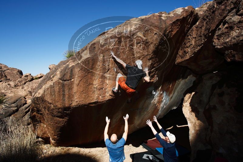 Bouldering in Hueco Tanks on 03/17/2019 with Blue Lizard Climbing and Yoga

Filename: SRM_20190317_1102180.jpg
Aperture: f/5.6
Shutter Speed: 1/250
Body: Canon EOS-1D Mark II
Lens: Canon EF 16-35mm f/2.8 L