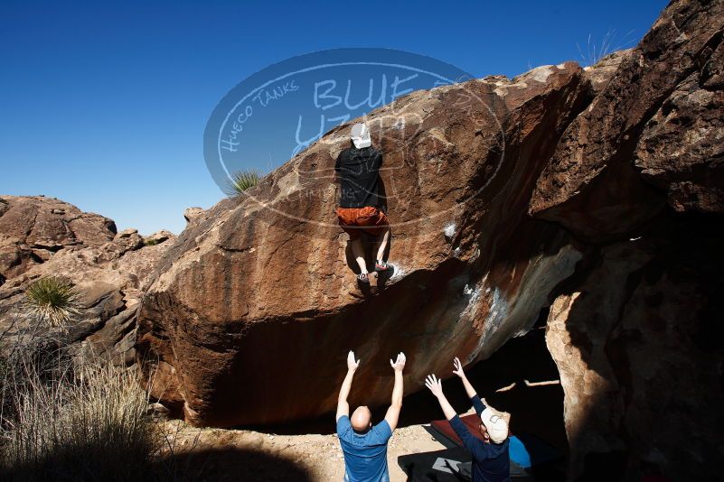 Bouldering in Hueco Tanks on 03/17/2019 with Blue Lizard Climbing and Yoga

Filename: SRM_20190317_1102250.jpg
Aperture: f/5.6
Shutter Speed: 1/250
Body: Canon EOS-1D Mark II
Lens: Canon EF 16-35mm f/2.8 L