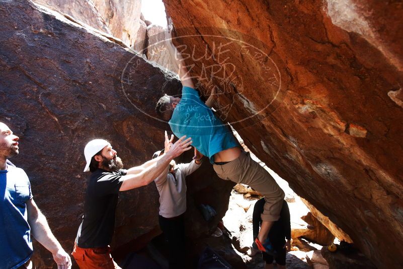 Bouldering in Hueco Tanks on 03/17/2019 with Blue Lizard Climbing and Yoga

Filename: SRM_20190317_1259010.jpg
Aperture: f/5.6
Shutter Speed: 1/500
Body: Canon EOS-1D Mark II
Lens: Canon EF 16-35mm f/2.8 L