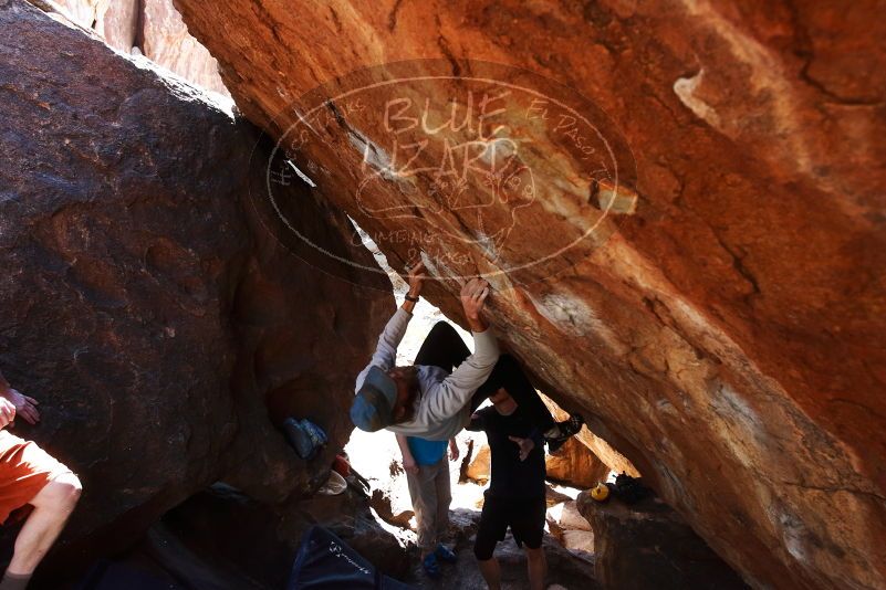 Bouldering in Hueco Tanks on 03/17/2019 with Blue Lizard Climbing and Yoga

Filename: SRM_20190317_1259140.jpg
Aperture: f/5.6
Shutter Speed: 1/320
Body: Canon EOS-1D Mark II
Lens: Canon EF 16-35mm f/2.8 L
