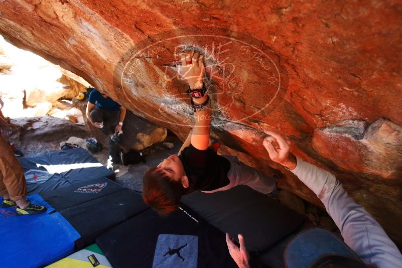 Bouldering in Hueco Tanks on 03/17/2019 with Blue Lizard Climbing and Yoga

Filename: SRM_20190317_1303330.jpg
Aperture: f/5.6
Shutter Speed: 1/160
Body: Canon EOS-1D Mark II
Lens: Canon EF 16-35mm f/2.8 L