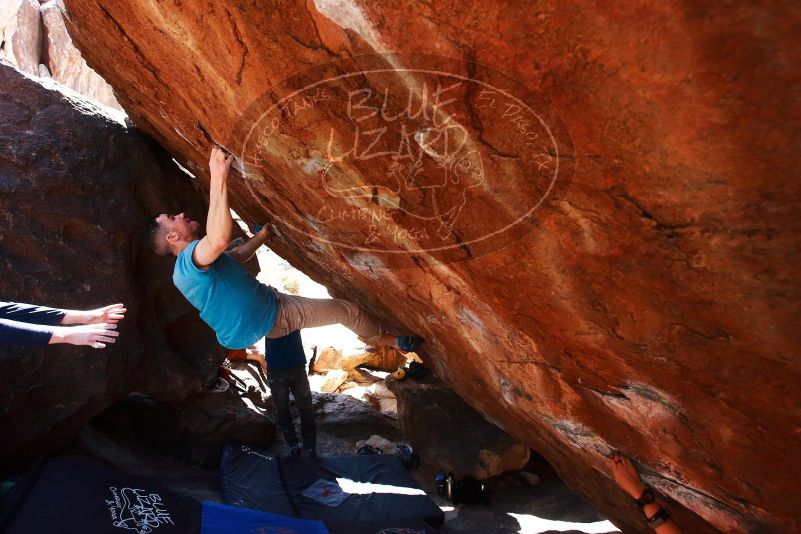 Bouldering in Hueco Tanks on 03/17/2019 with Blue Lizard Climbing and Yoga

Filename: SRM_20190317_1305140.jpg
Aperture: f/5.6
Shutter Speed: 1/320
Body: Canon EOS-1D Mark II
Lens: Canon EF 16-35mm f/2.8 L