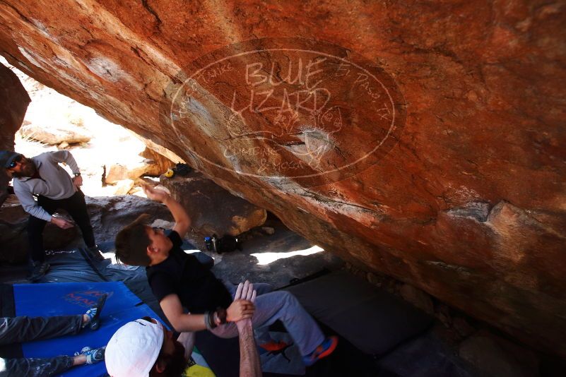 Bouldering in Hueco Tanks on 03/17/2019 with Blue Lizard Climbing and Yoga

Filename: SRM_20190317_1308250.jpg
Aperture: f/5.6
Shutter Speed: 1/200
Body: Canon EOS-1D Mark II
Lens: Canon EF 16-35mm f/2.8 L