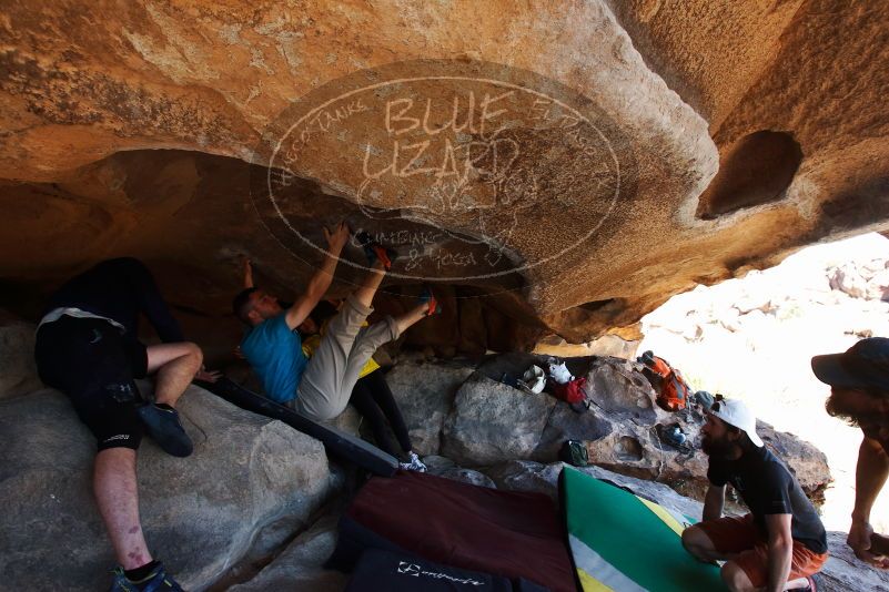 Bouldering in Hueco Tanks on 03/17/2019 with Blue Lizard Climbing and Yoga

Filename: SRM_20190317_1539050.jpg
Aperture: f/5.6
Shutter Speed: 1/250
Body: Canon EOS-1D Mark II
Lens: Canon EF 16-35mm f/2.8 L
