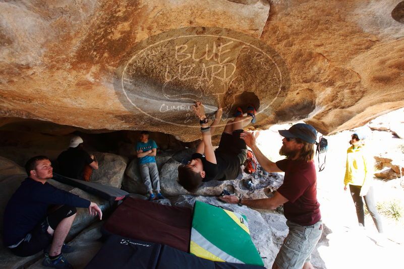 Bouldering in Hueco Tanks on 03/17/2019 with Blue Lizard Climbing and Yoga

Filename: SRM_20190317_1541270.jpg
Aperture: f/5.6
Shutter Speed: 1/250
Body: Canon EOS-1D Mark II
Lens: Canon EF 16-35mm f/2.8 L