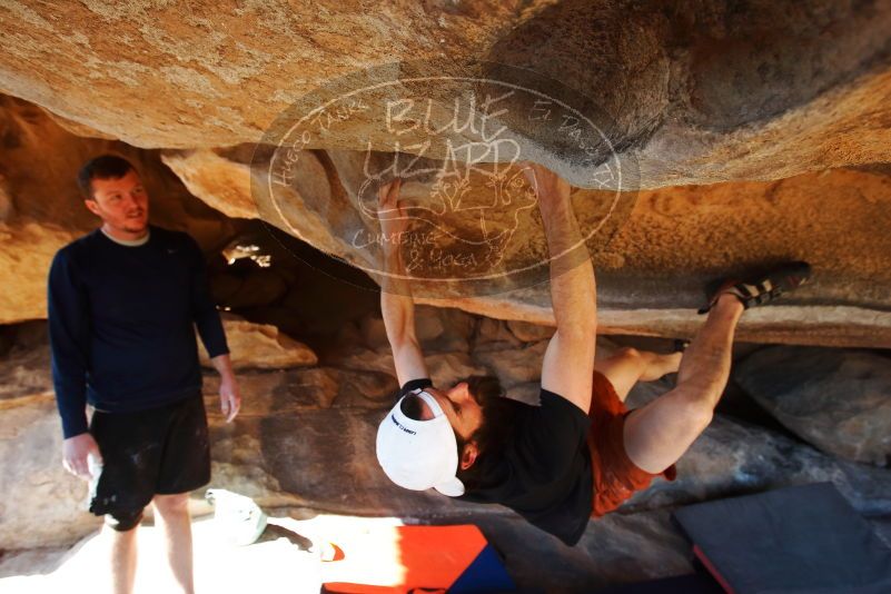 Bouldering in Hueco Tanks on 03/17/2019 with Blue Lizard Climbing and Yoga

Filename: SRM_20190317_1604160.jpg
Aperture: f/5.6
Shutter Speed: 1/250
Body: Canon EOS-1D Mark II
Lens: Canon EF 16-35mm f/2.8 L