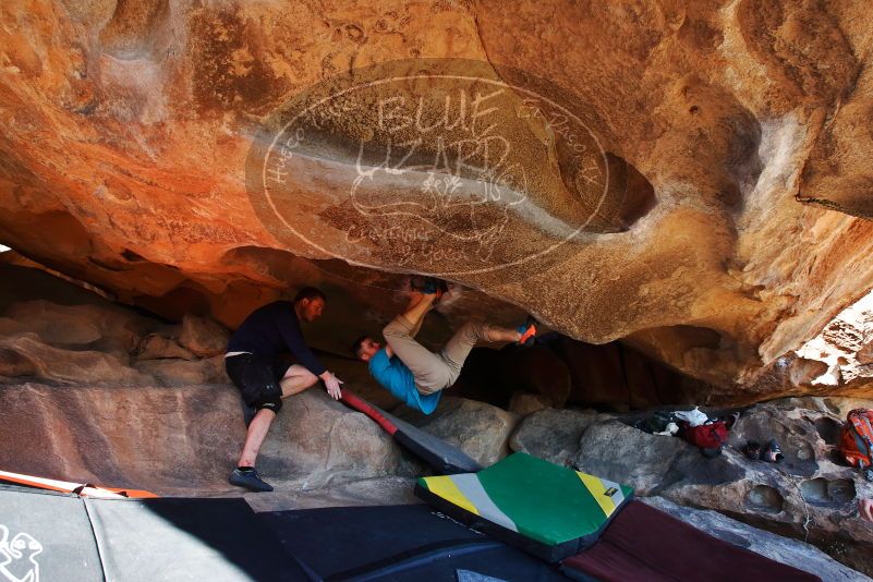 Bouldering in Hueco Tanks on 03/17/2019 with Blue Lizard Climbing and Yoga

Filename: SRM_20190317_1612170.jpg
Aperture: f/5.6
Shutter Speed: 1/250
Body: Canon EOS-1D Mark II
Lens: Canon EF 16-35mm f/2.8 L