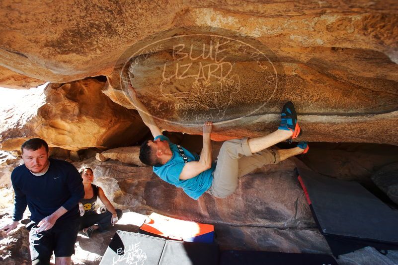 Bouldering in Hueco Tanks on 03/17/2019 with Blue Lizard Climbing and Yoga

Filename: SRM_20190317_1612460.jpg
Aperture: f/5.6
Shutter Speed: 1/250
Body: Canon EOS-1D Mark II
Lens: Canon EF 16-35mm f/2.8 L
