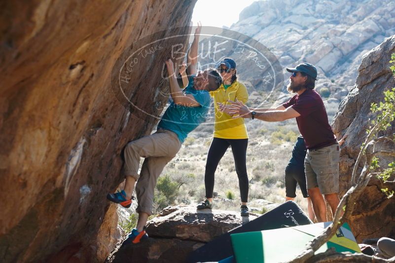 Bouldering in Hueco Tanks on 03/17/2019 with Blue Lizard Climbing and Yoga

Filename: SRM_20190317_1707180.jpg
Aperture: f/4.0
Shutter Speed: 1/250
Body: Canon EOS-1D Mark II
Lens: Canon EF 50mm f/1.8 II