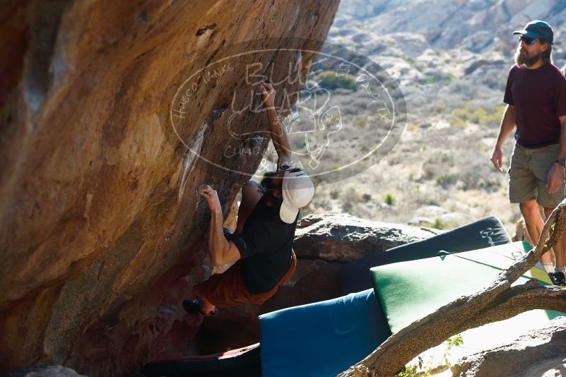 Bouldering in Hueco Tanks on 03/17/2019 with Blue Lizard Climbing and Yoga

Filename: SRM_20190317_1712330.jpg
Aperture: f/4.0
Shutter Speed: 1/250
Body: Canon EOS-1D Mark II
Lens: Canon EF 50mm f/1.8 II