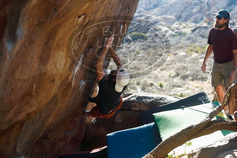 Bouldering in Hueco Tanks on 03/17/2019 with Blue Lizard Climbing and Yoga

Filename: SRM_20190317_1712340.jpg
Aperture: f/4.0
Shutter Speed: 1/250
Body: Canon EOS-1D Mark II
Lens: Canon EF 50mm f/1.8 II