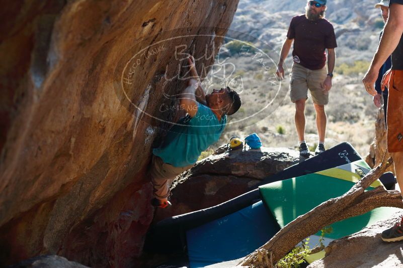 Bouldering in Hueco Tanks on 03/17/2019 with Blue Lizard Climbing and Yoga

Filename: SRM_20190317_1719420.jpg
Aperture: f/4.0
Shutter Speed: 1/250
Body: Canon EOS-1D Mark II
Lens: Canon EF 50mm f/1.8 II
