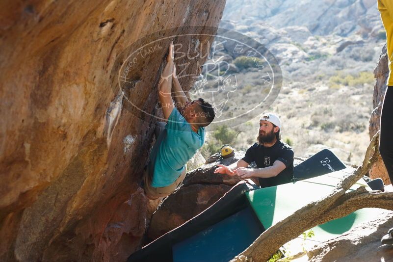 Bouldering in Hueco Tanks on 03/17/2019 with Blue Lizard Climbing and Yoga

Filename: SRM_20190317_1724191.jpg
Aperture: f/4.0
Shutter Speed: 1/250
Body: Canon EOS-1D Mark II
Lens: Canon EF 50mm f/1.8 II