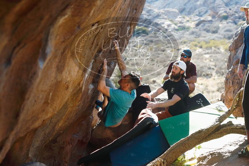 Bouldering in Hueco Tanks on 03/17/2019 with Blue Lizard Climbing and Yoga

Filename: SRM_20190317_1728220.jpg
Aperture: f/4.0
Shutter Speed: 1/250
Body: Canon EOS-1D Mark II
Lens: Canon EF 50mm f/1.8 II