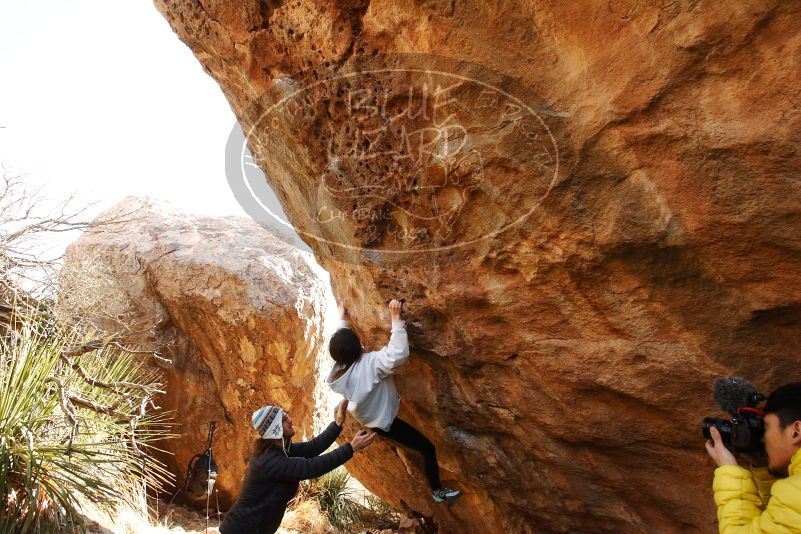 Bouldering in Hueco Tanks on 03/20/2019 with Blue Lizard Climbing and Yoga

Filename: SRM_20190320_0957270.jpg
Aperture: f/5.6
Shutter Speed: 1/250
Body: Canon EOS-1D Mark II
Lens: Canon EF 16-35mm f/2.8 L