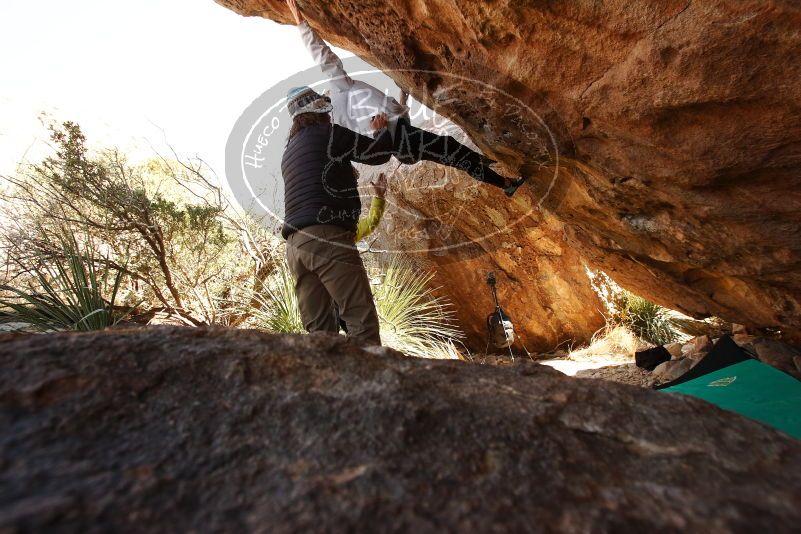 Bouldering in Hueco Tanks on 03/20/2019 with Blue Lizard Climbing and Yoga

Filename: SRM_20190320_1005530.jpg
Aperture: f/5.6
Shutter Speed: 1/250
Body: Canon EOS-1D Mark II
Lens: Canon EF 16-35mm f/2.8 L