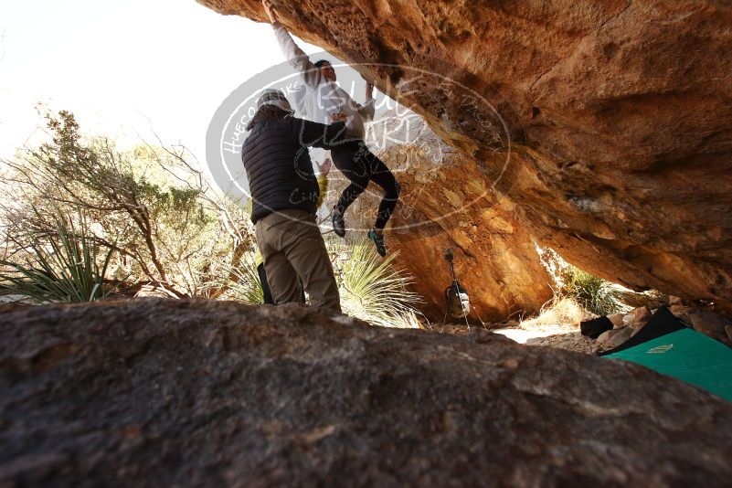 Bouldering in Hueco Tanks on 03/20/2019 with Blue Lizard Climbing and Yoga

Filename: SRM_20190320_1005540.jpg
Aperture: f/5.6
Shutter Speed: 1/250
Body: Canon EOS-1D Mark II
Lens: Canon EF 16-35mm f/2.8 L
