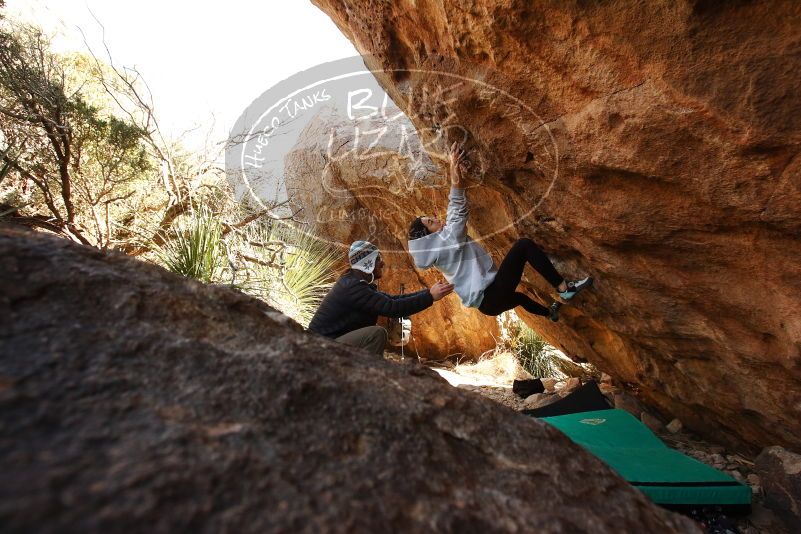 Bouldering in Hueco Tanks on 03/20/2019 with Blue Lizard Climbing and Yoga

Filename: SRM_20190320_1014190.jpg
Aperture: f/5.6
Shutter Speed: 1/250
Body: Canon EOS-1D Mark II
Lens: Canon EF 16-35mm f/2.8 L