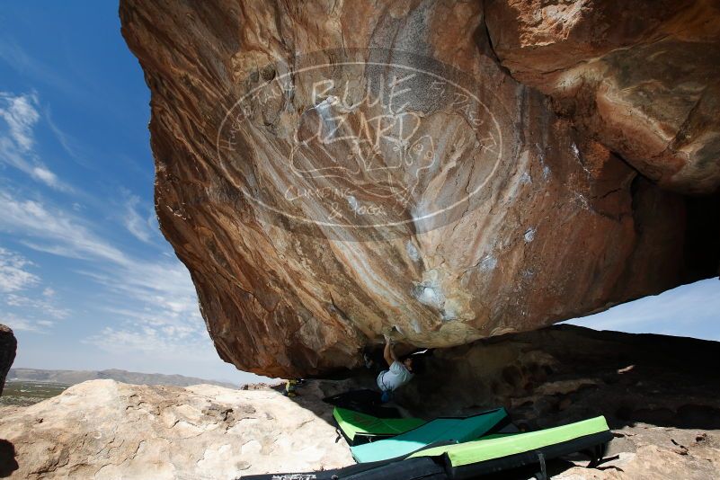 Bouldering in Hueco Tanks on 03/20/2019 with Blue Lizard Climbing and Yoga

Filename: SRM_20190320_1205140.jpg
Aperture: f/5.6
Shutter Speed: 1/250
Body: Canon EOS-1D Mark II
Lens: Canon EF 16-35mm f/2.8 L
