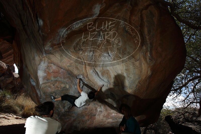 Bouldering in Hueco Tanks on 03/20/2019 with Blue Lizard Climbing and Yoga

Filename: SRM_20190320_1304140.jpg
Aperture: f/5.6
Shutter Speed: 1/250
Body: Canon EOS-1D Mark II
Lens: Canon EF 16-35mm f/2.8 L