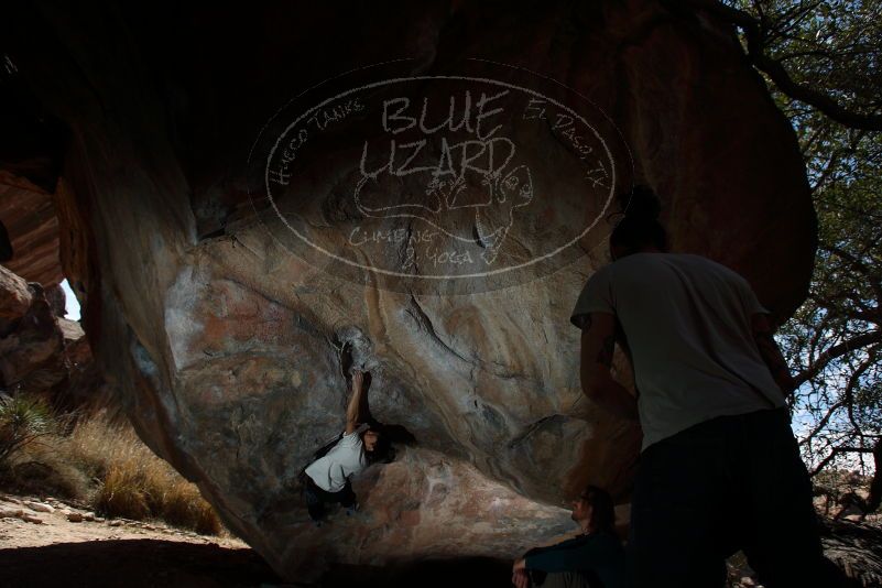 Bouldering in Hueco Tanks on 03/20/2019 with Blue Lizard Climbing and Yoga

Filename: SRM_20190320_1309420.jpg
Aperture: f/5.6
Shutter Speed: 1/250
Body: Canon EOS-1D Mark II
Lens: Canon EF 16-35mm f/2.8 L