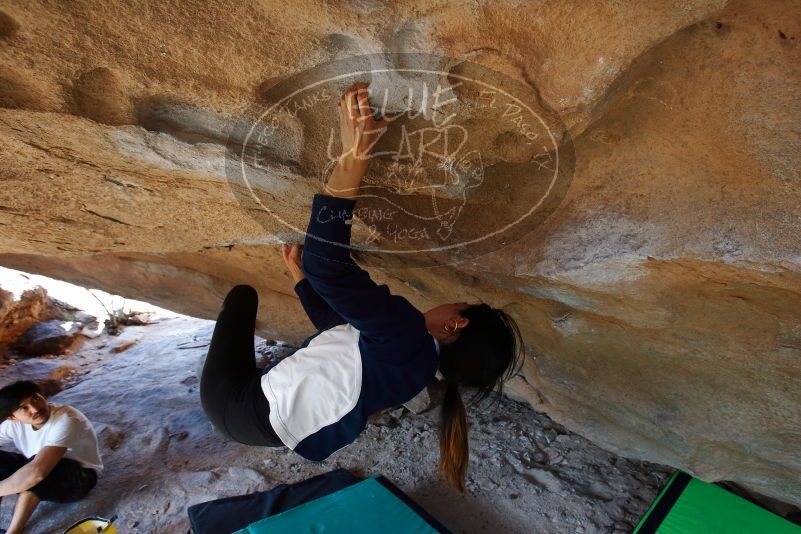 Bouldering in Hueco Tanks on 03/20/2019 with Blue Lizard Climbing and Yoga

Filename: SRM_20190320_1557290.jpg
Aperture: f/5.6
Shutter Speed: 1/200
Body: Canon EOS-1D Mark II
Lens: Canon EF 16-35mm f/2.8 L