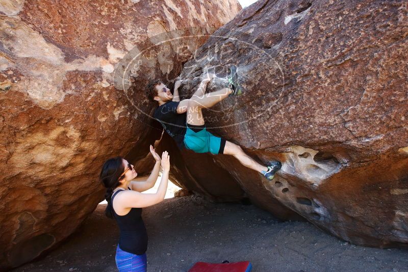 Bouldering in Hueco Tanks on 03/29/2019 with Blue Lizard Climbing and Yoga

Filename: SRM_20190329_0927200.jpg
Aperture: f/5.6
Shutter Speed: 1/250
Body: Canon EOS-1D Mark II
Lens: Canon EF 16-35mm f/2.8 L