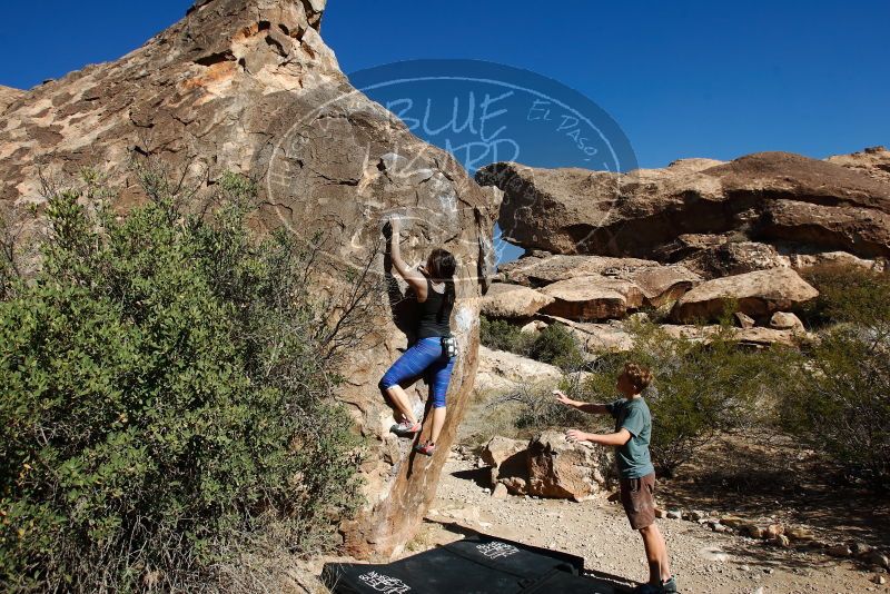 Bouldering in Hueco Tanks on 03/29/2019 with Blue Lizard Climbing and Yoga

Filename: SRM_20190329_0940450.jpg
Aperture: f/5.6
Shutter Speed: 1/1000
Body: Canon EOS-1D Mark II
Lens: Canon EF 16-35mm f/2.8 L