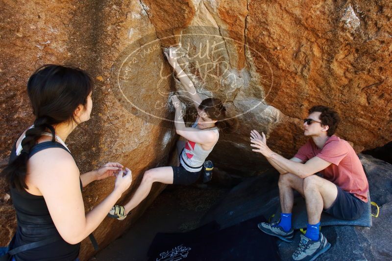 Bouldering in Hueco Tanks on 03/29/2019 with Blue Lizard Climbing and Yoga

Filename: SRM_20190329_0949130.jpg
Aperture: f/5.6
Shutter Speed: 1/160
Body: Canon EOS-1D Mark II
Lens: Canon EF 16-35mm f/2.8 L