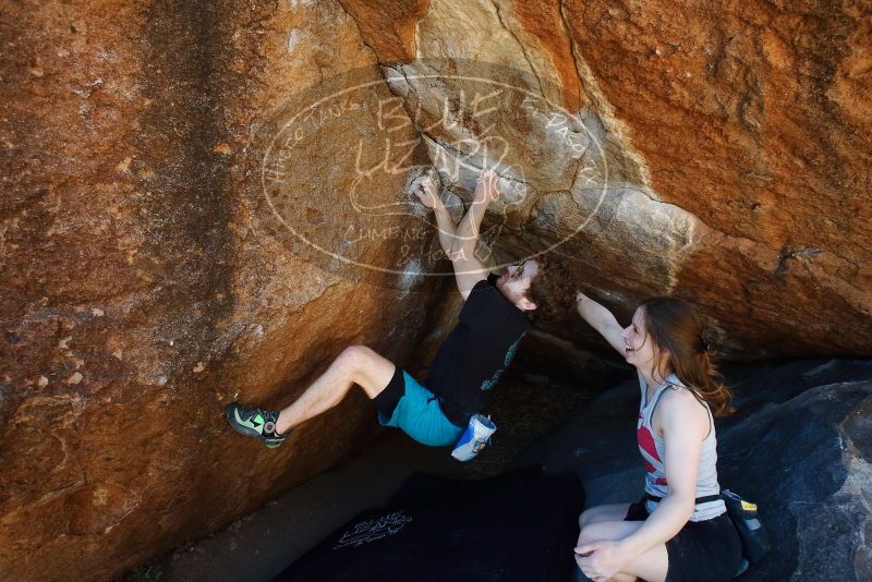 Bouldering in Hueco Tanks on 03/29/2019 with Blue Lizard Climbing and Yoga

Filename: SRM_20190329_0954370.jpg
Aperture: f/5.6
Shutter Speed: 1/200
Body: Canon EOS-1D Mark II
Lens: Canon EF 16-35mm f/2.8 L