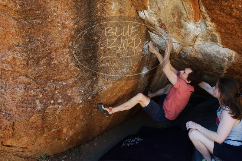 Bouldering in Hueco Tanks on 03/29/2019 with Blue Lizard Climbing and Yoga

Filename: SRM_20190329_0955140.jpg
Aperture: f/5.6
Shutter Speed: 1/200
Body: Canon EOS-1D Mark II
Lens: Canon EF 16-35mm f/2.8 L