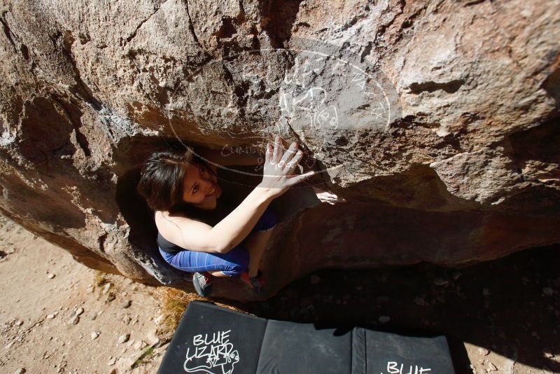 Bouldering in Hueco Tanks on 03/29/2019 with Blue Lizard Climbing and Yoga

Filename: SRM_20190329_1000090.jpg
Aperture: f/5.6
Shutter Speed: 1/2000
Body: Canon EOS-1D Mark II
Lens: Canon EF 16-35mm f/2.8 L