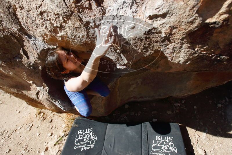 Bouldering in Hueco Tanks on 03/29/2019 with Blue Lizard Climbing and Yoga

Filename: SRM_20190329_1002380.jpg
Aperture: f/5.6
Shutter Speed: 1/640
Body: Canon EOS-1D Mark II
Lens: Canon EF 16-35mm f/2.8 L