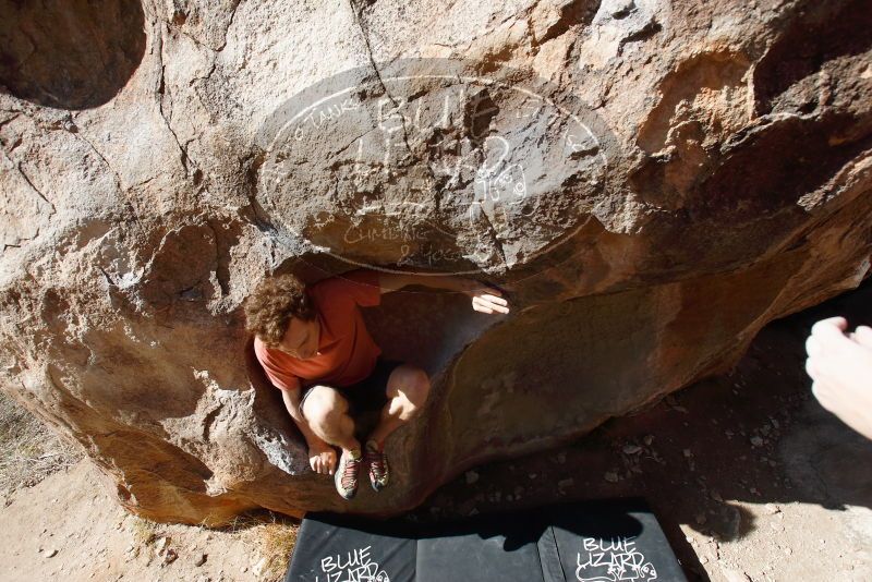 Bouldering in Hueco Tanks on 03/29/2019 with Blue Lizard Climbing and Yoga

Filename: SRM_20190329_1010160.jpg
Aperture: f/5.6
Shutter Speed: 1/640
Body: Canon EOS-1D Mark II
Lens: Canon EF 16-35mm f/2.8 L