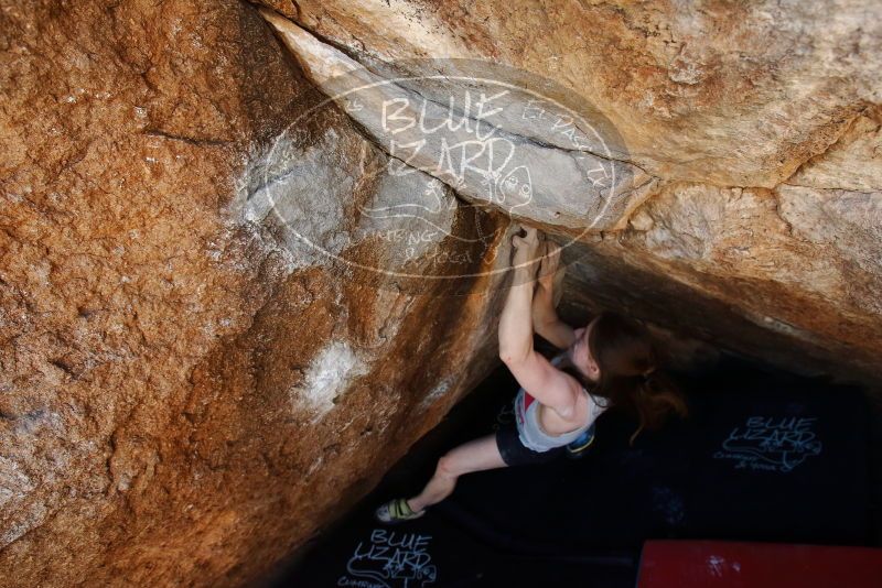 Bouldering in Hueco Tanks on 03/29/2019 with Blue Lizard Climbing and Yoga

Filename: SRM_20190329_1114240.jpg
Aperture: f/5.6
Shutter Speed: 1/250
Body: Canon EOS-1D Mark II
Lens: Canon EF 16-35mm f/2.8 L