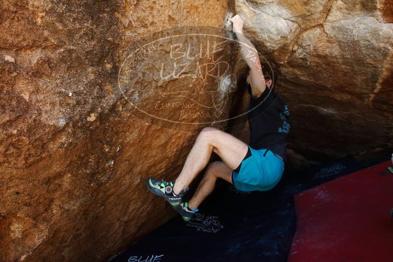 Bouldering in Hueco Tanks on 03/29/2019 with Blue Lizard Climbing and Yoga

Filename: SRM_20190329_1129041.jpg
Aperture: f/5.6
Shutter Speed: 1/250
Body: Canon EOS-1D Mark II
Lens: Canon EF 16-35mm f/2.8 L