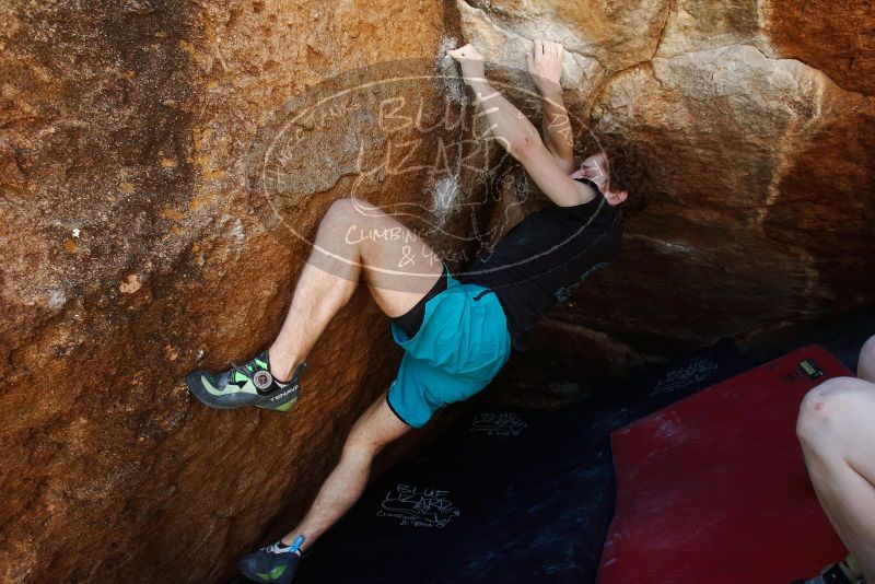 Bouldering in Hueco Tanks on 03/29/2019 with Blue Lizard Climbing and Yoga

Filename: SRM_20190329_1129070.jpg
Aperture: f/5.6
Shutter Speed: 1/250
Body: Canon EOS-1D Mark II
Lens: Canon EF 16-35mm f/2.8 L