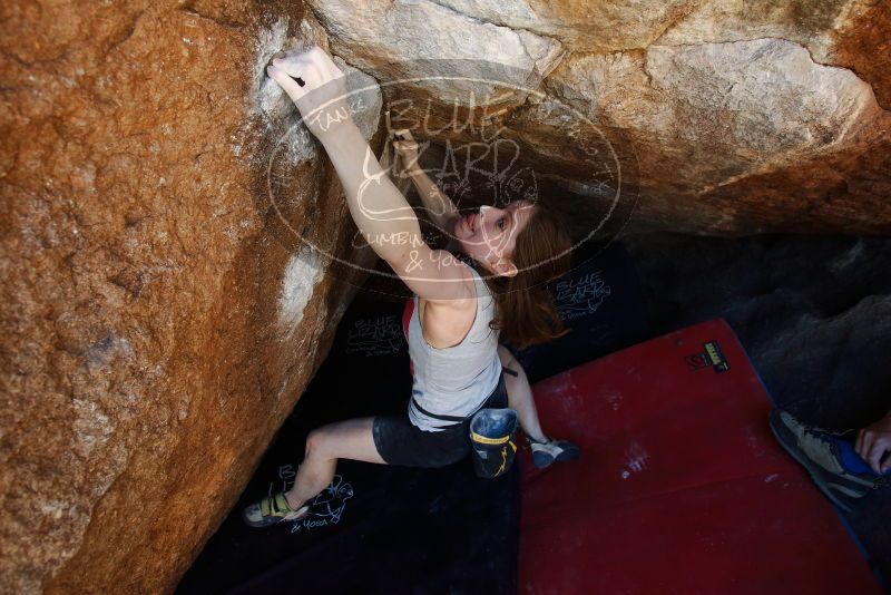 Bouldering in Hueco Tanks on 03/29/2019 with Blue Lizard Climbing and Yoga

Filename: SRM_20190329_1132553.jpg
Aperture: f/5.6
Shutter Speed: 1/250
Body: Canon EOS-1D Mark II
Lens: Canon EF 16-35mm f/2.8 L