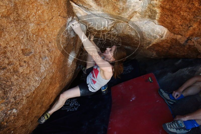 Bouldering in Hueco Tanks on 03/29/2019 with Blue Lizard Climbing and Yoga

Filename: SRM_20190329_1132590.jpg
Aperture: f/5.6
Shutter Speed: 1/250
Body: Canon EOS-1D Mark II
Lens: Canon EF 16-35mm f/2.8 L