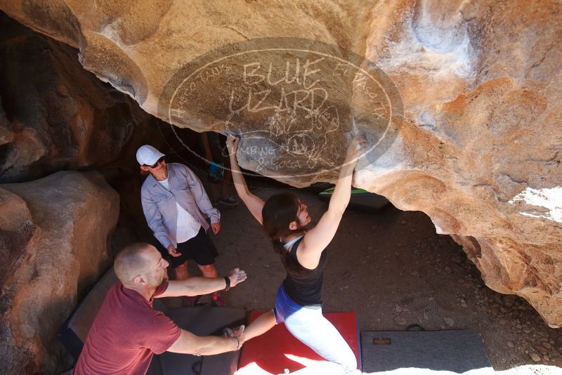 Bouldering in Hueco Tanks on 03/29/2019 with Blue Lizard Climbing and Yoga

Filename: SRM_20190329_1220350.jpg
Aperture: f/5.6
Shutter Speed: 1/250
Body: Canon EOS-1D Mark II
Lens: Canon EF 16-35mm f/2.8 L