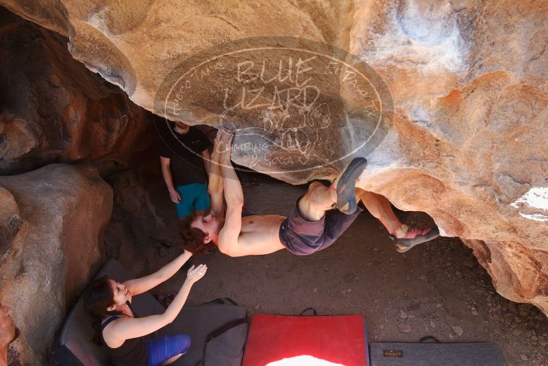 Bouldering in Hueco Tanks on 03/29/2019 with Blue Lizard Climbing and Yoga

Filename: SRM_20190329_1235000.jpg
Aperture: f/5.6
Shutter Speed: 1/160
Body: Canon EOS-1D Mark II
Lens: Canon EF 16-35mm f/2.8 L