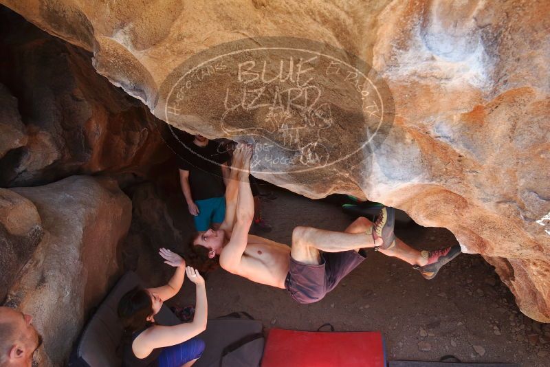 Bouldering in Hueco Tanks on 03/29/2019 with Blue Lizard Climbing and Yoga

Filename: SRM_20190329_1235040.jpg
Aperture: f/5.6
Shutter Speed: 1/320
Body: Canon EOS-1D Mark II
Lens: Canon EF 16-35mm f/2.8 L