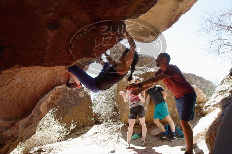 Bouldering in Hueco Tanks on 03/29/2019 with Blue Lizard Climbing and Yoga

Filename: SRM_20190329_1252450.jpg
Aperture: f/5.6
Shutter Speed: 1/500
Body: Canon EOS-1D Mark II
Lens: Canon EF 16-35mm f/2.8 L