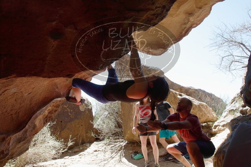 Bouldering in Hueco Tanks on 03/29/2019 with Blue Lizard Climbing and Yoga

Filename: SRM_20190329_1252570.jpg
Aperture: f/5.6
Shutter Speed: 1/250
Body: Canon EOS-1D Mark II
Lens: Canon EF 16-35mm f/2.8 L