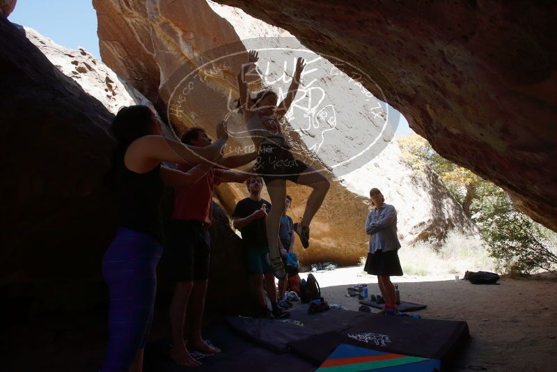Bouldering in Hueco Tanks on 03/29/2019 with Blue Lizard Climbing and Yoga

Filename: SRM_20190329_1255580.jpg
Aperture: f/5.6
Shutter Speed: 1/500
Body: Canon EOS-1D Mark II
Lens: Canon EF 16-35mm f/2.8 L