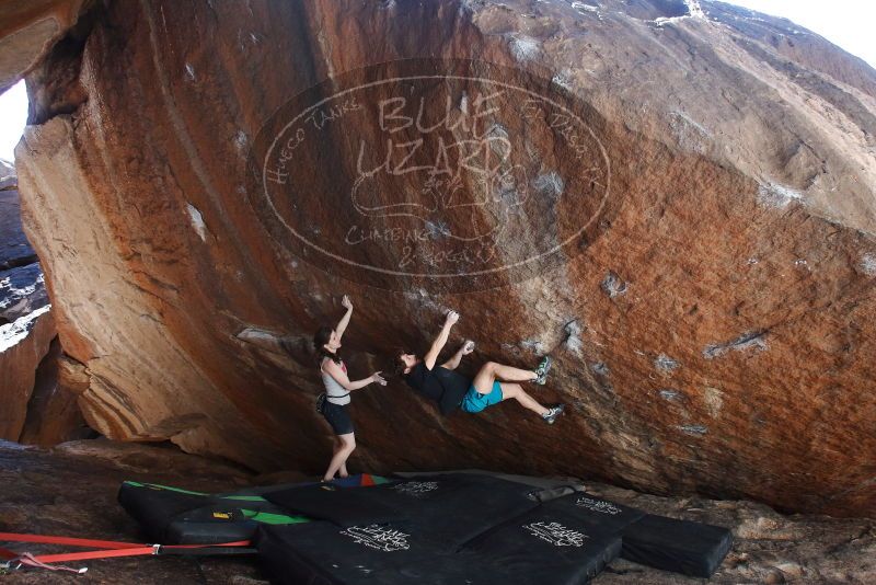 Bouldering in Hueco Tanks on 03/29/2019 with Blue Lizard Climbing and Yoga

Filename: SRM_20190329_1600310.jpg
Aperture: f/5.6
Shutter Speed: 1/250
Body: Canon EOS-1D Mark II
Lens: Canon EF 16-35mm f/2.8 L