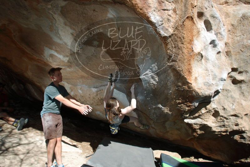 Bouldering in Hueco Tanks on 03/29/2019 with Blue Lizard Climbing and Yoga

Filename: SRM_20190329_1655180.jpg
Aperture: f/5.6
Shutter Speed: 1/250
Body: Canon EOS-1D Mark II
Lens: Canon EF 16-35mm f/2.8 L