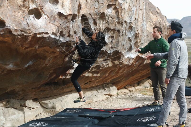 Bouldering in Hueco Tanks on 03/30/2019 with Blue Lizard Climbing and Yoga

Filename: SRM_20190330_0937450.jpg
Aperture: f/4.0
Shutter Speed: 1/500
Body: Canon EOS-1D Mark II
Lens: Canon EF 50mm f/1.8 II